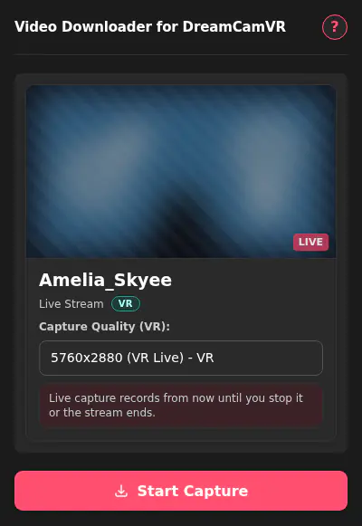 Dreamcamvr Video Downloader browser extension screenshot 6